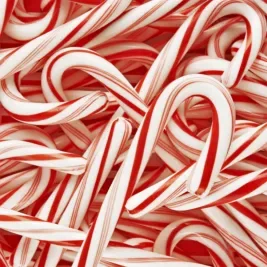 close up of candy canes