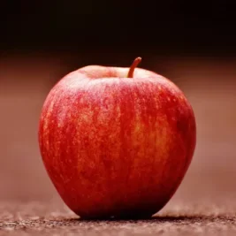 A red apple.