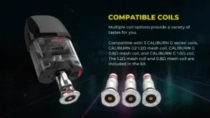 Caliburn Gk2 pod with coils