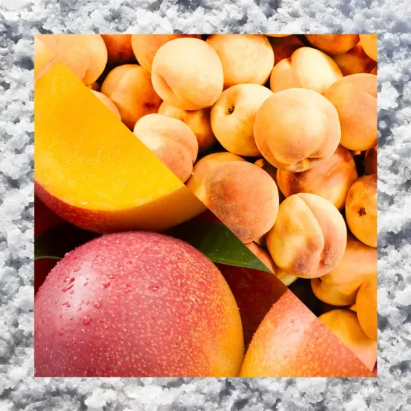 Peach and Mango with a salt border.
