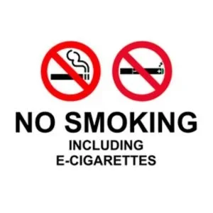 No smoking no vaping