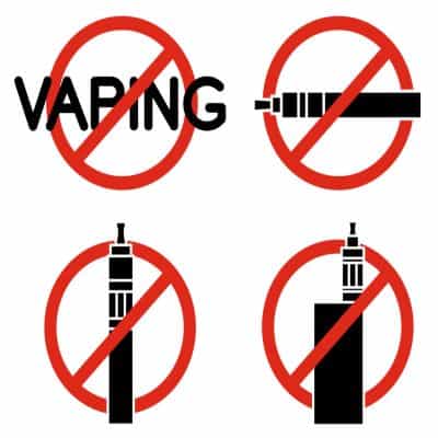 vaping banned