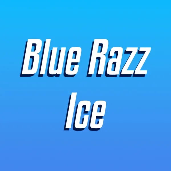 blue razz ice e liquid