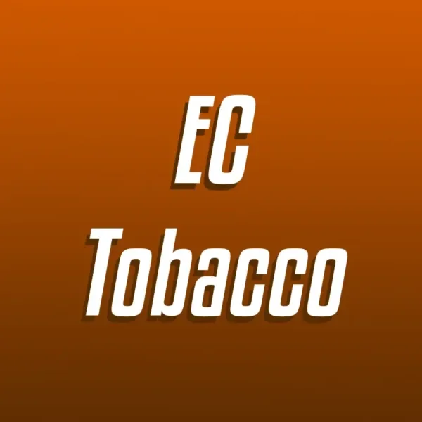 E.C tobacco on brown background