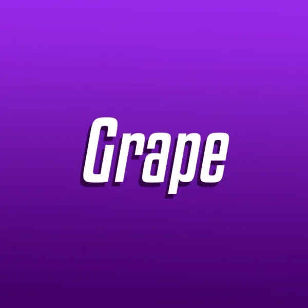 grape over purple background