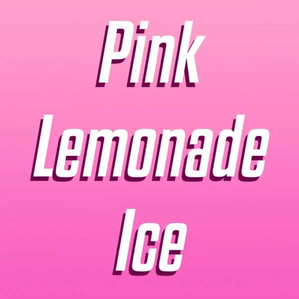 Pink Lemonade Ice over pink background picture