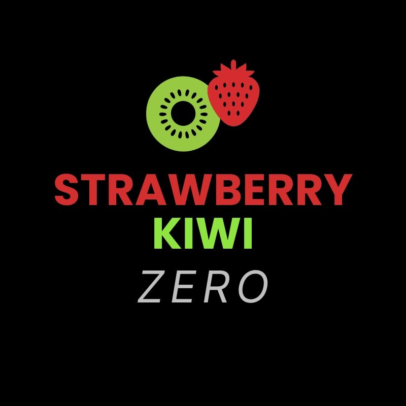 Strawberry Kiwi Ice Zero Nicotine E-Liquid